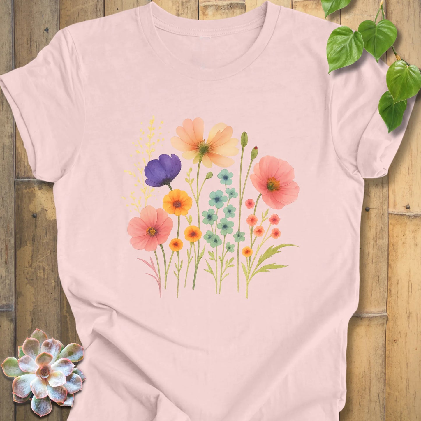 womans floral tee