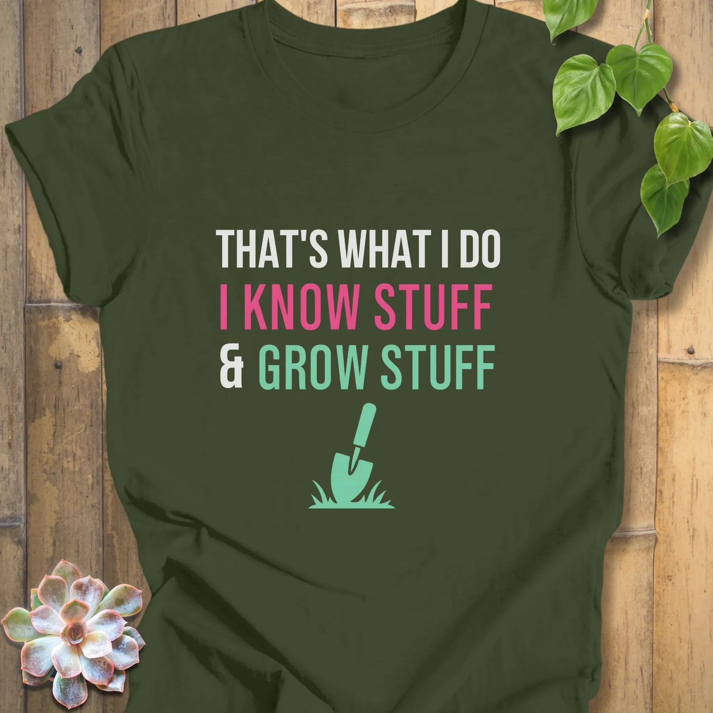 green garden t-shirt