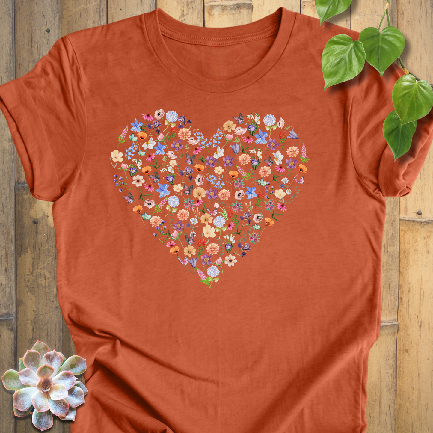 wildflower heart shirt