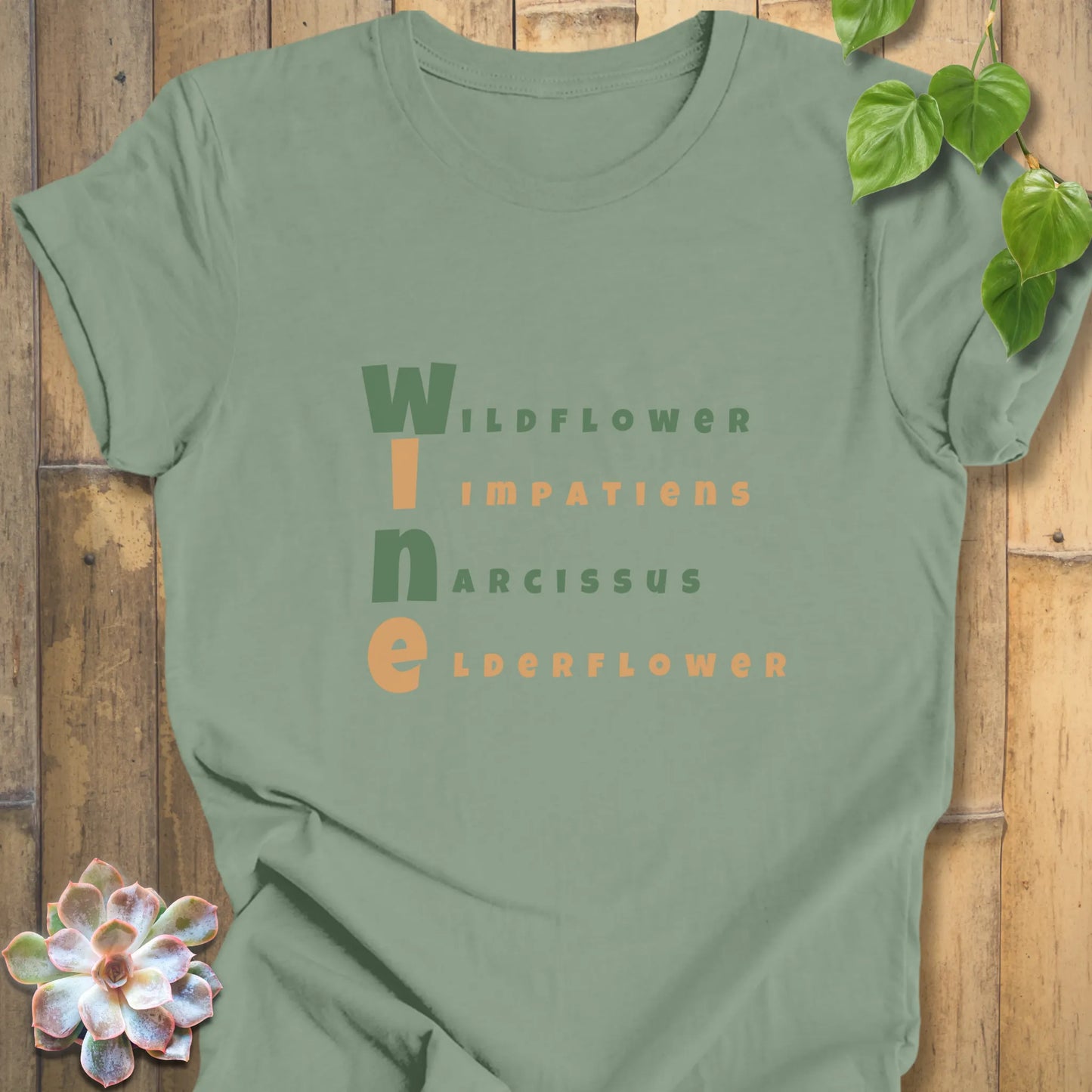 Floral Wine T-Shirt