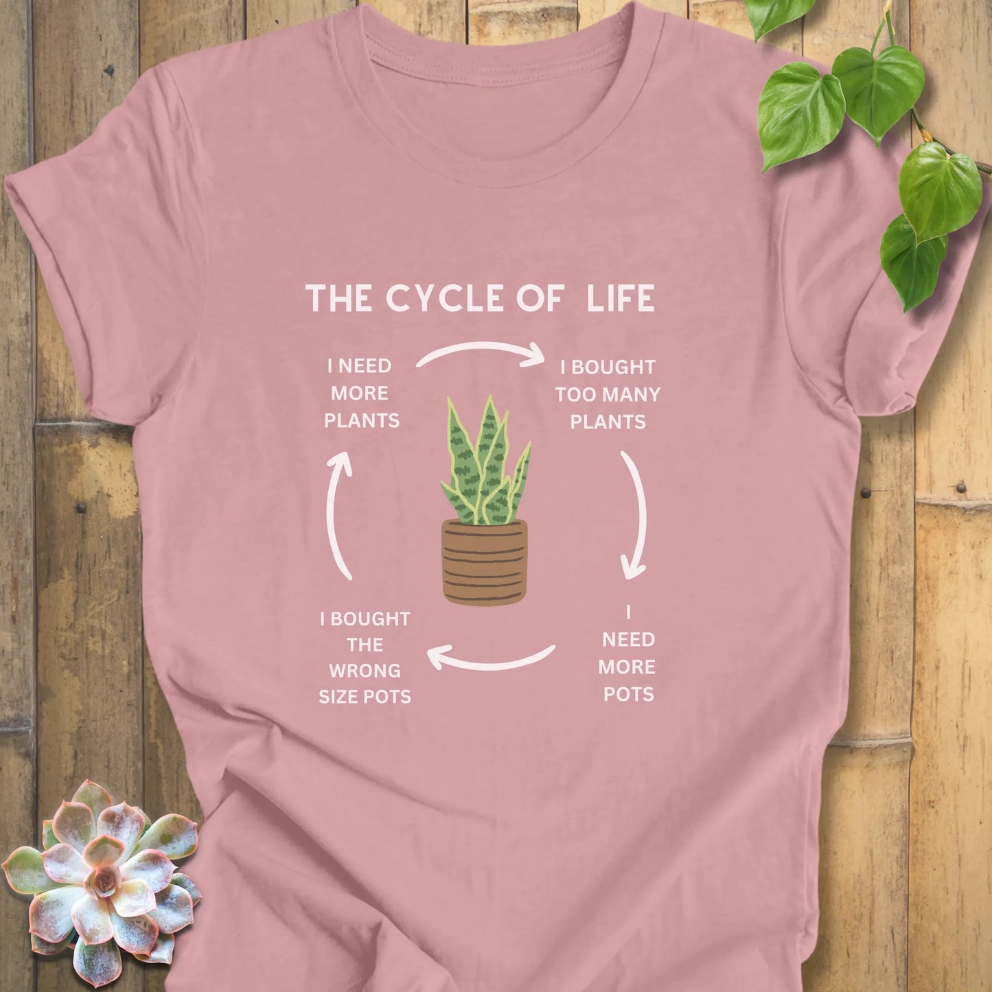 Unique Artistic Tee with Life & Growth Symbolism