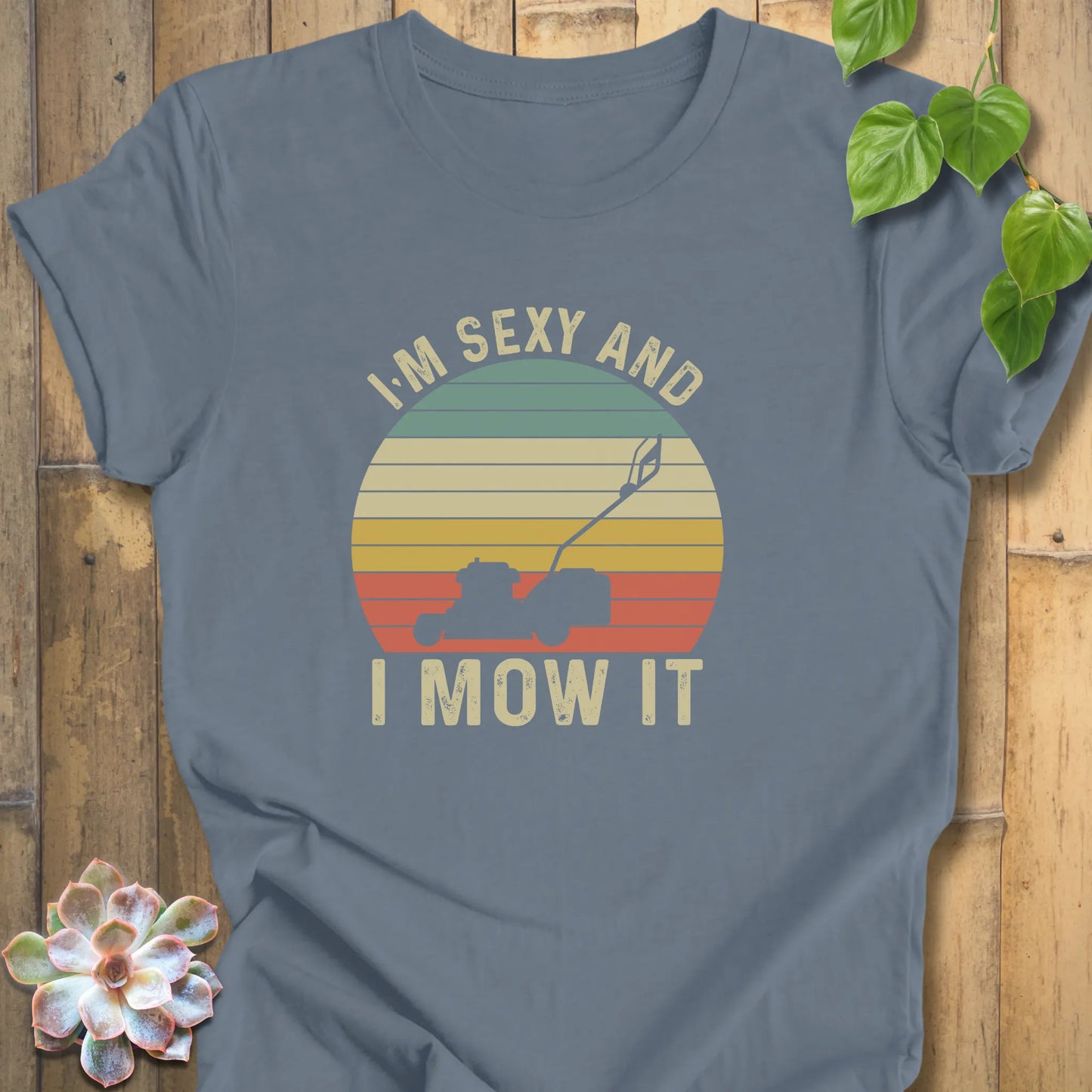 Mowing joke t-shirt