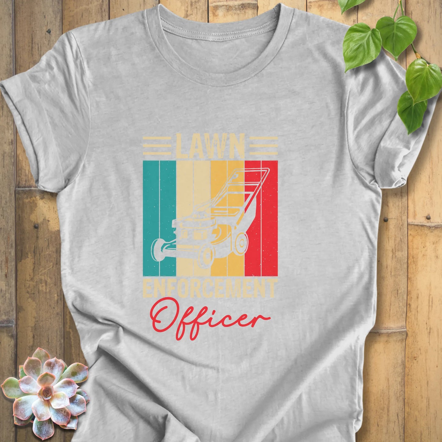 Retro garden design shirt