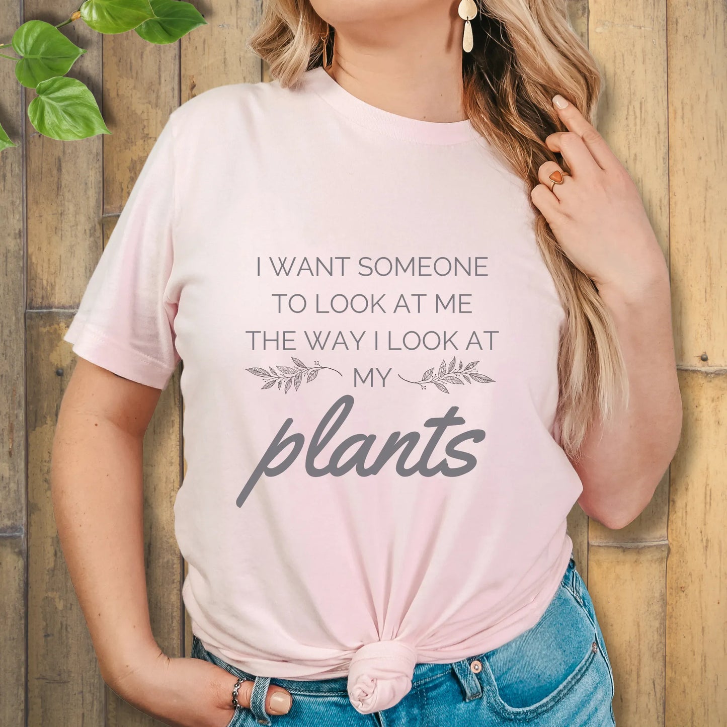 Plant Mom Funny Quote T-Shirt