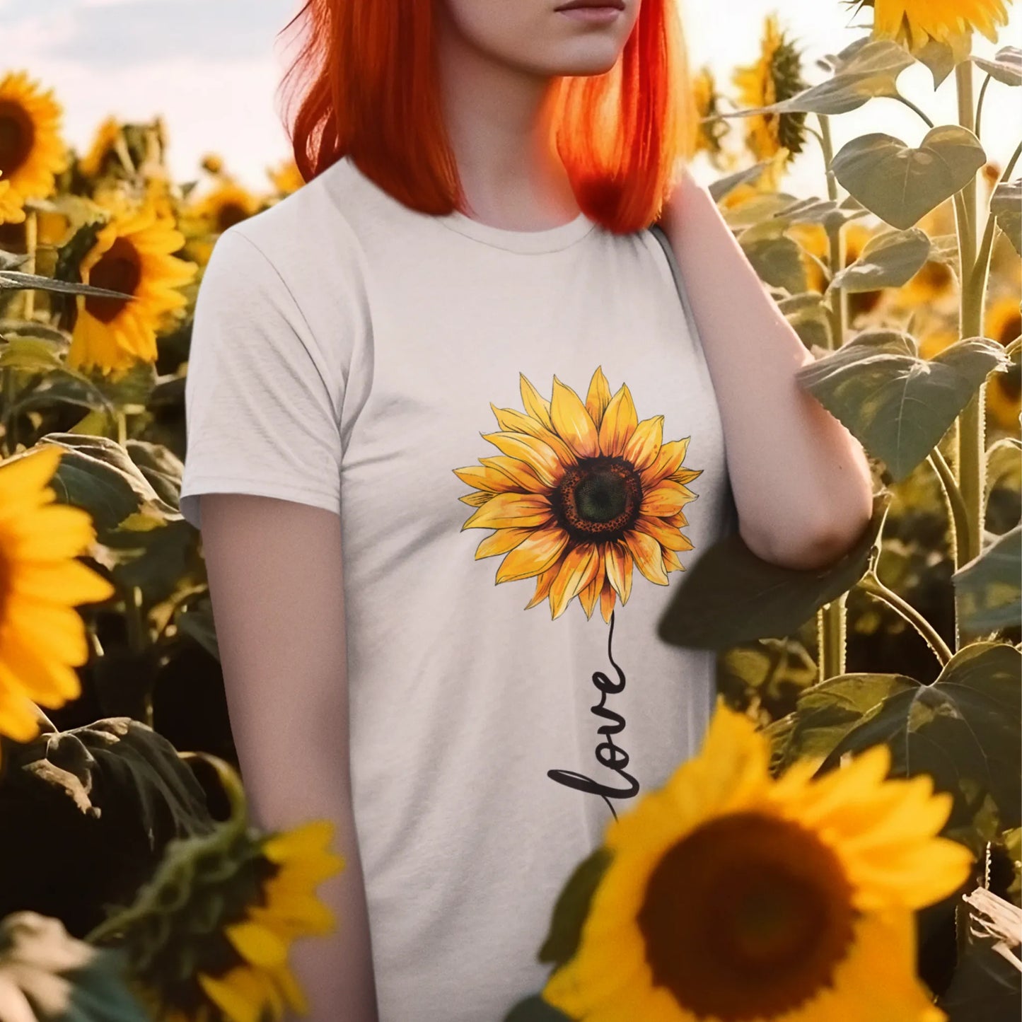 Love Sunflower T-Shirt