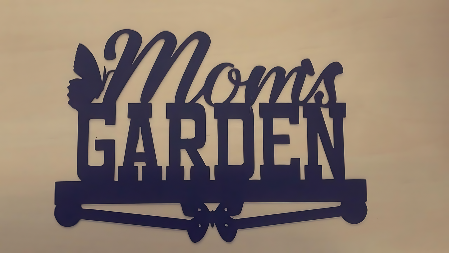 Mom's Garden Metal Wall Art