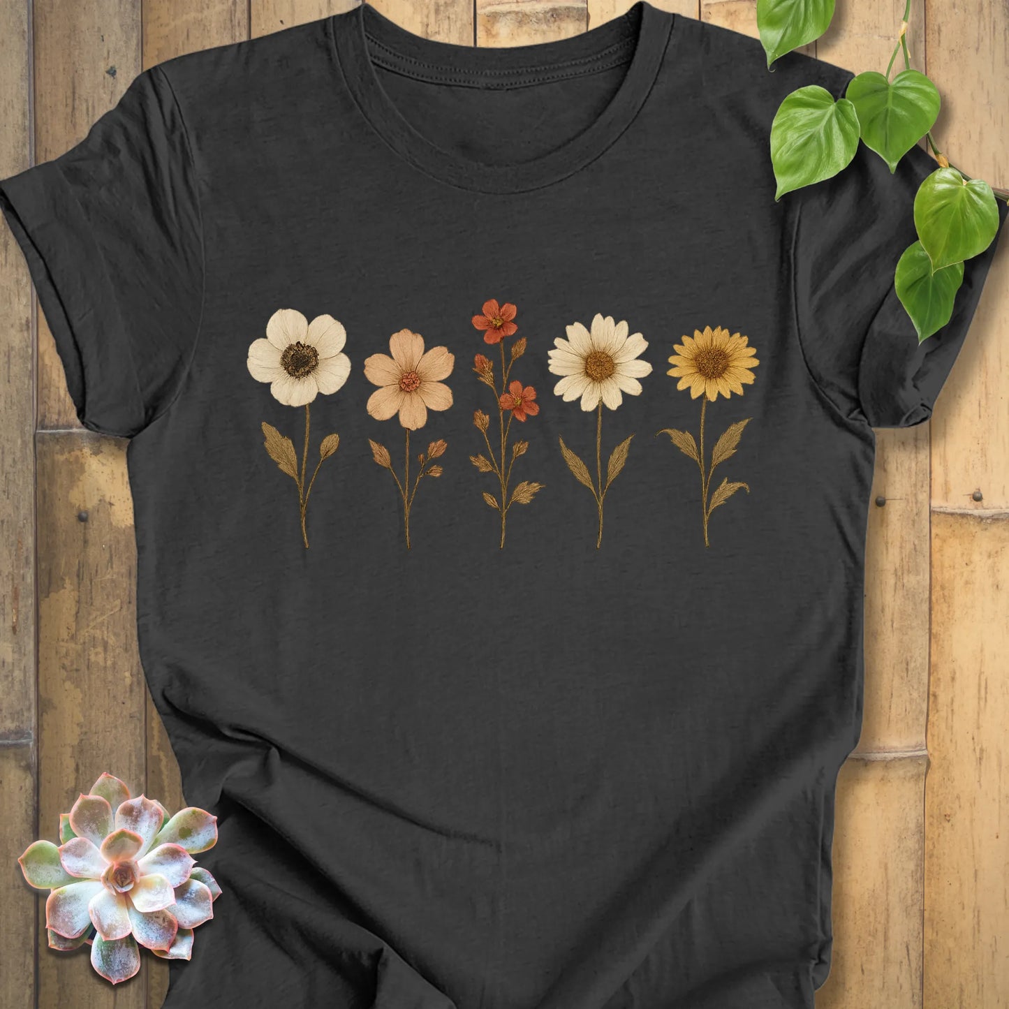 casual botanical style shirt