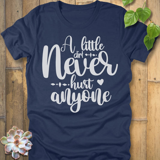 Heather Navy / S A Little Dirt T-Shirt T-Shirt