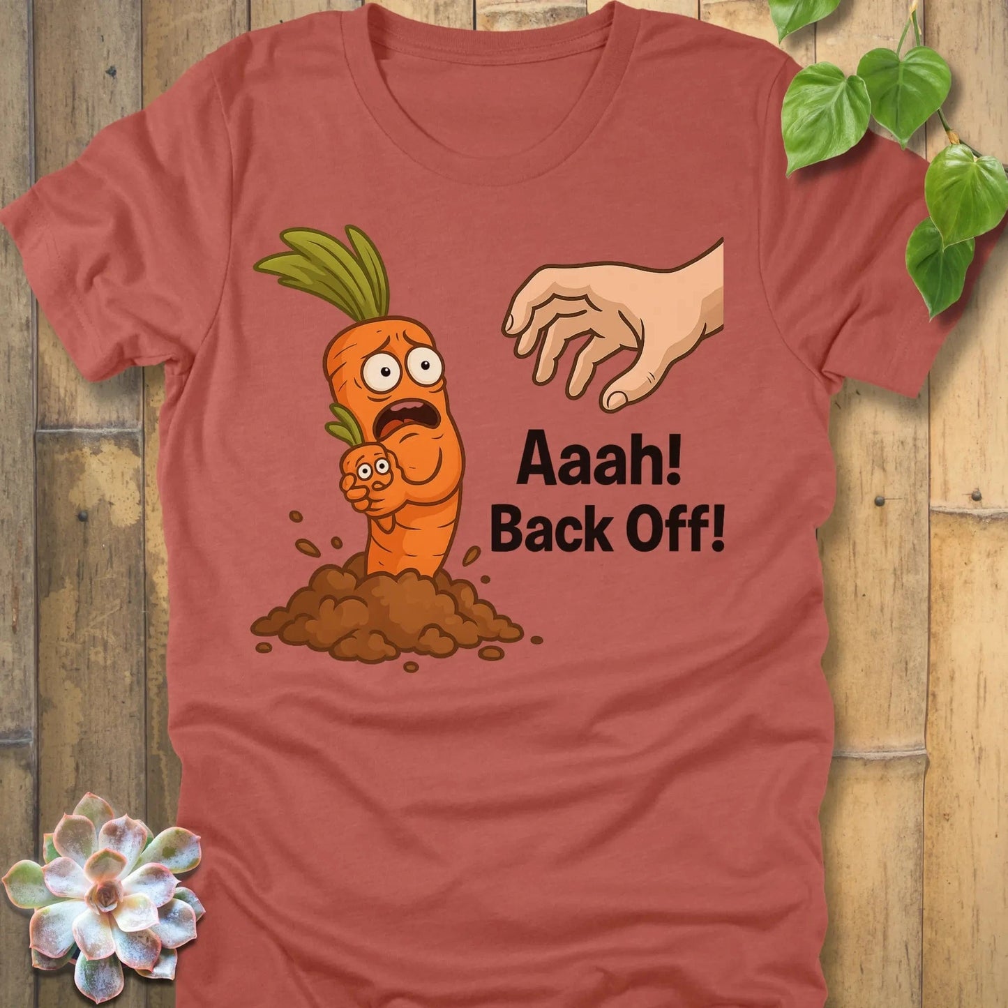 Heather Clay / S Back Off! T-Shirt T-Shirt