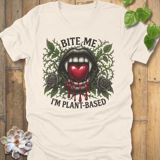 Natural / S Bite Me T-Shirt T-Shirt
