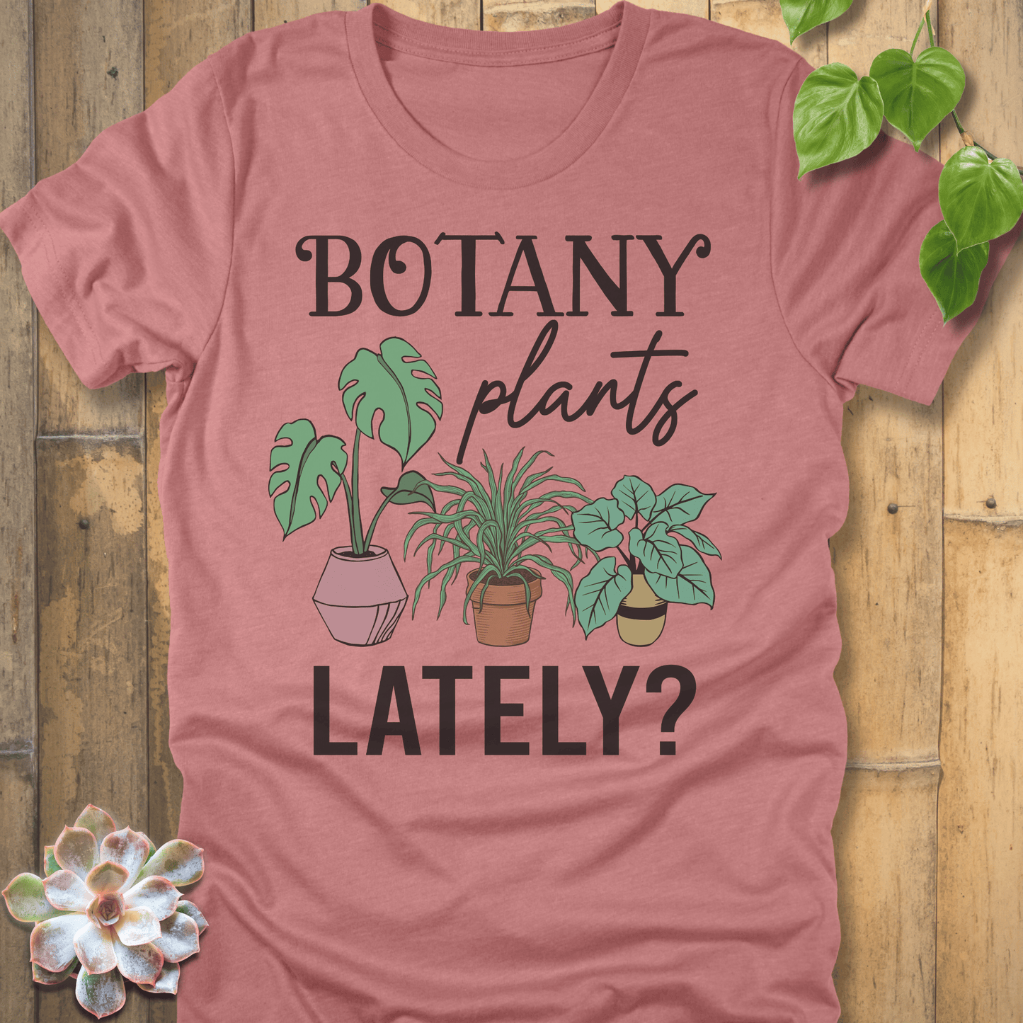 Heather Mauve / S Botany Plants T-Shirt T-Shirt