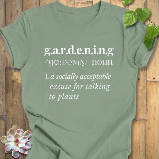 Sage / XS Gardening Definition T-Shirt T-Shirt