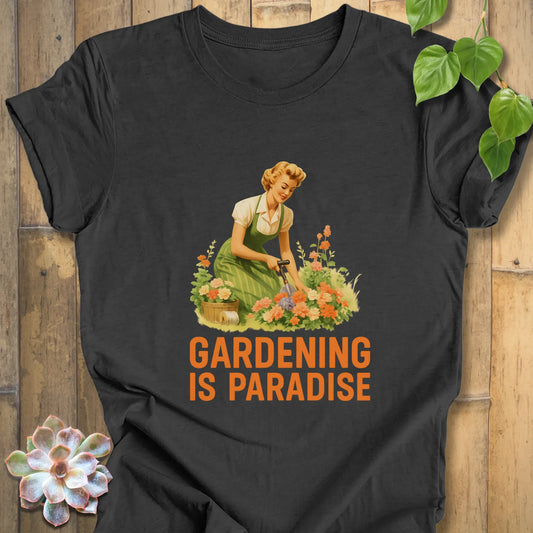 Dark Grey Heather / XS Gardening is Paradise T-Shirt T-Shirt