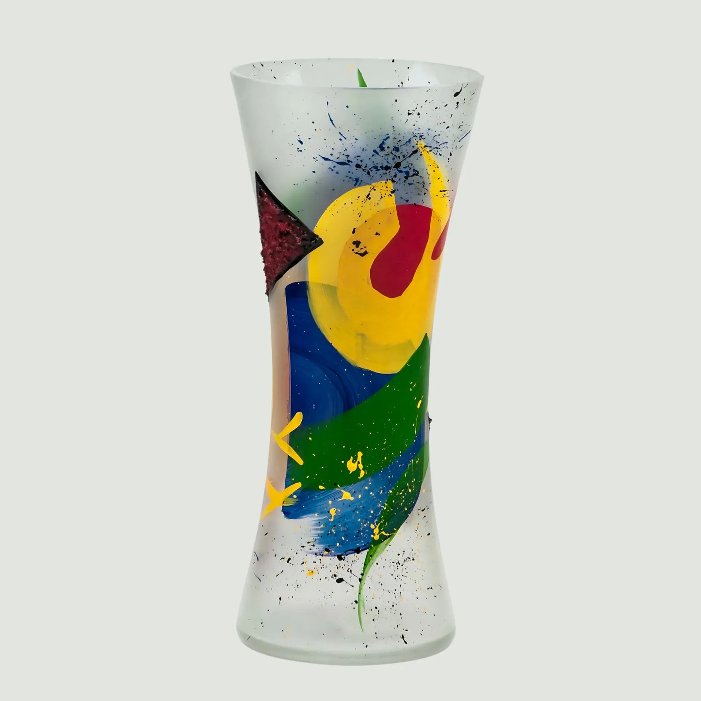 Medium / Multicolor / 300 Handpainted Glass Vase Home Decor