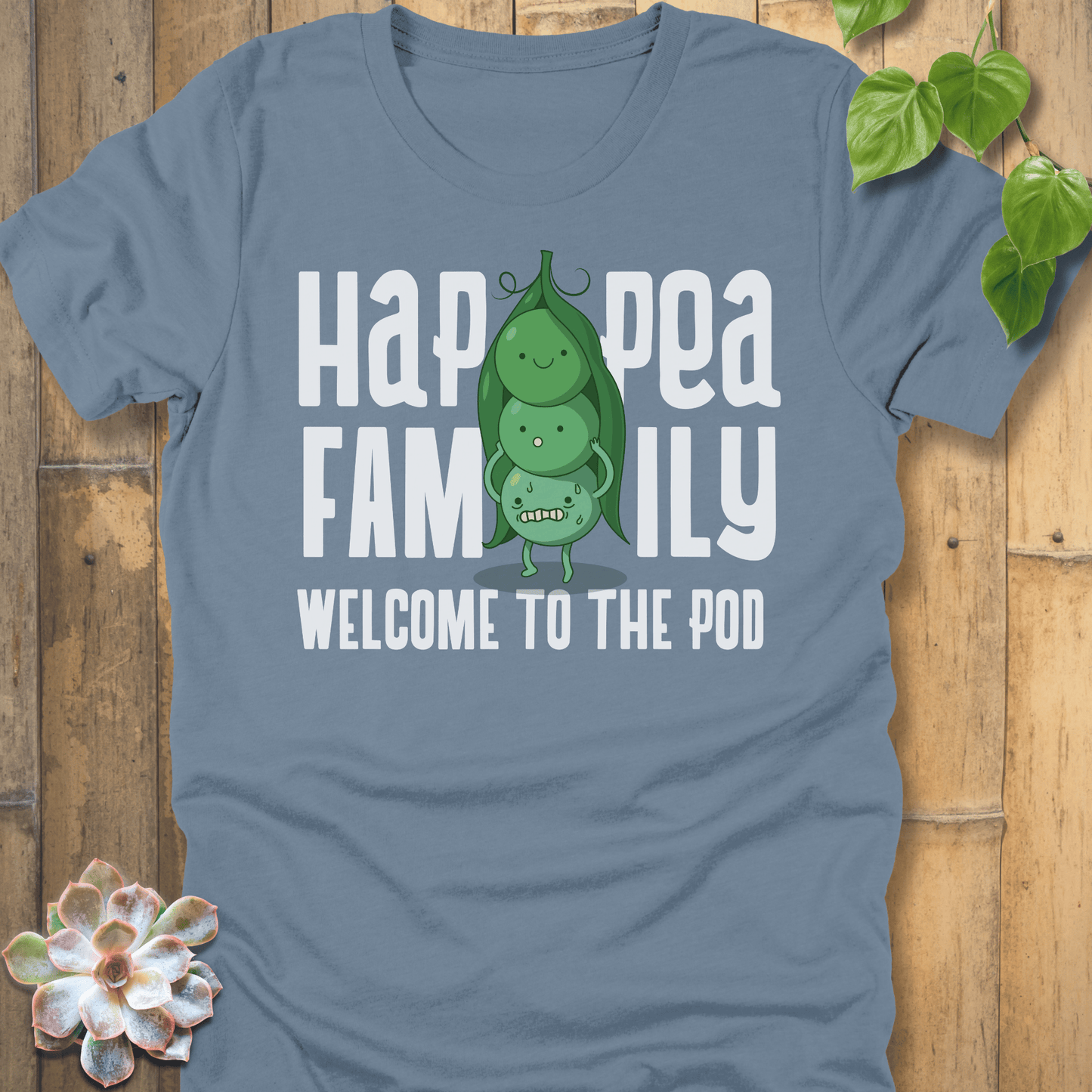 Steel Blue / S Happea Family T-shirt T-Shirt