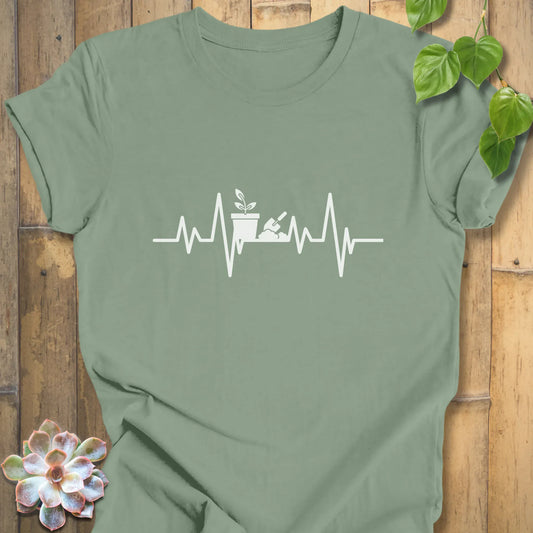 Sage / XS Heartbeat Plant - T-Shirt T-Shirt