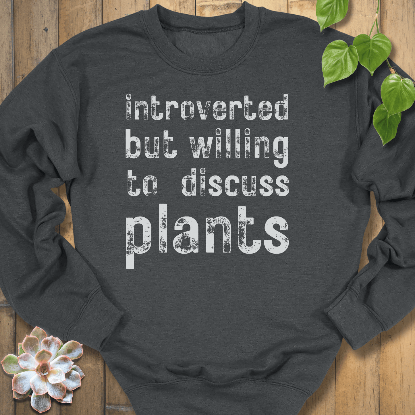 Dark Heather / S Introverted Sweatshirt Sweatshirt