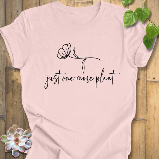 Soft Pink / XS Just One More T-shirt T-Shirt