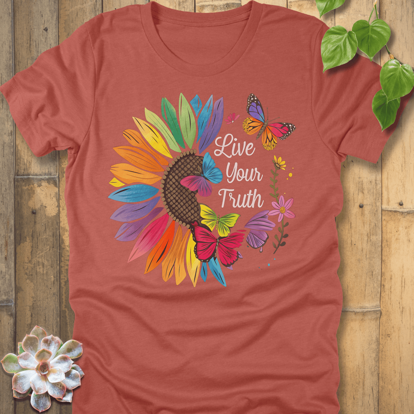Heather Clay / S Live Your Truth T-Shirt T-Shirt