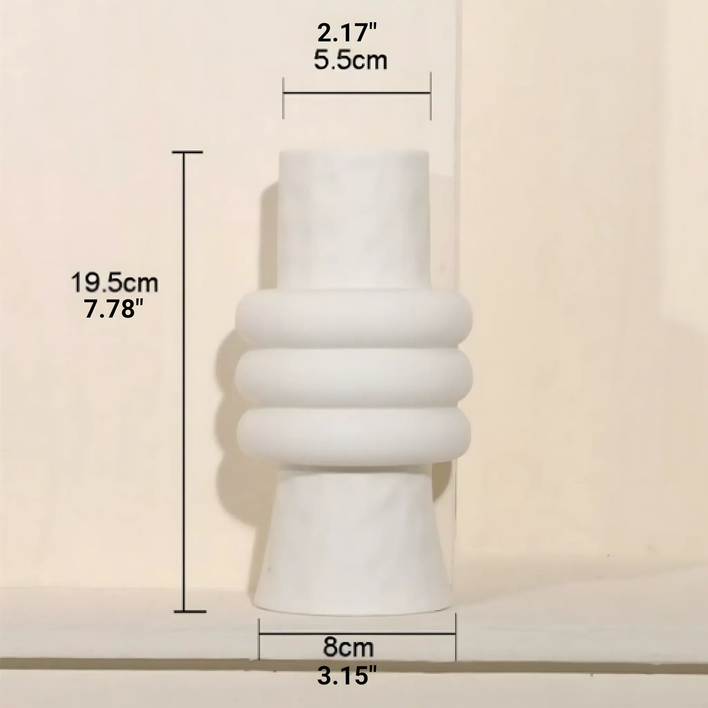 Wave Modern Ceramic Vase Home & Garden