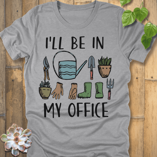 Athletic Heather / S My Office T-Shirt T-Shirt