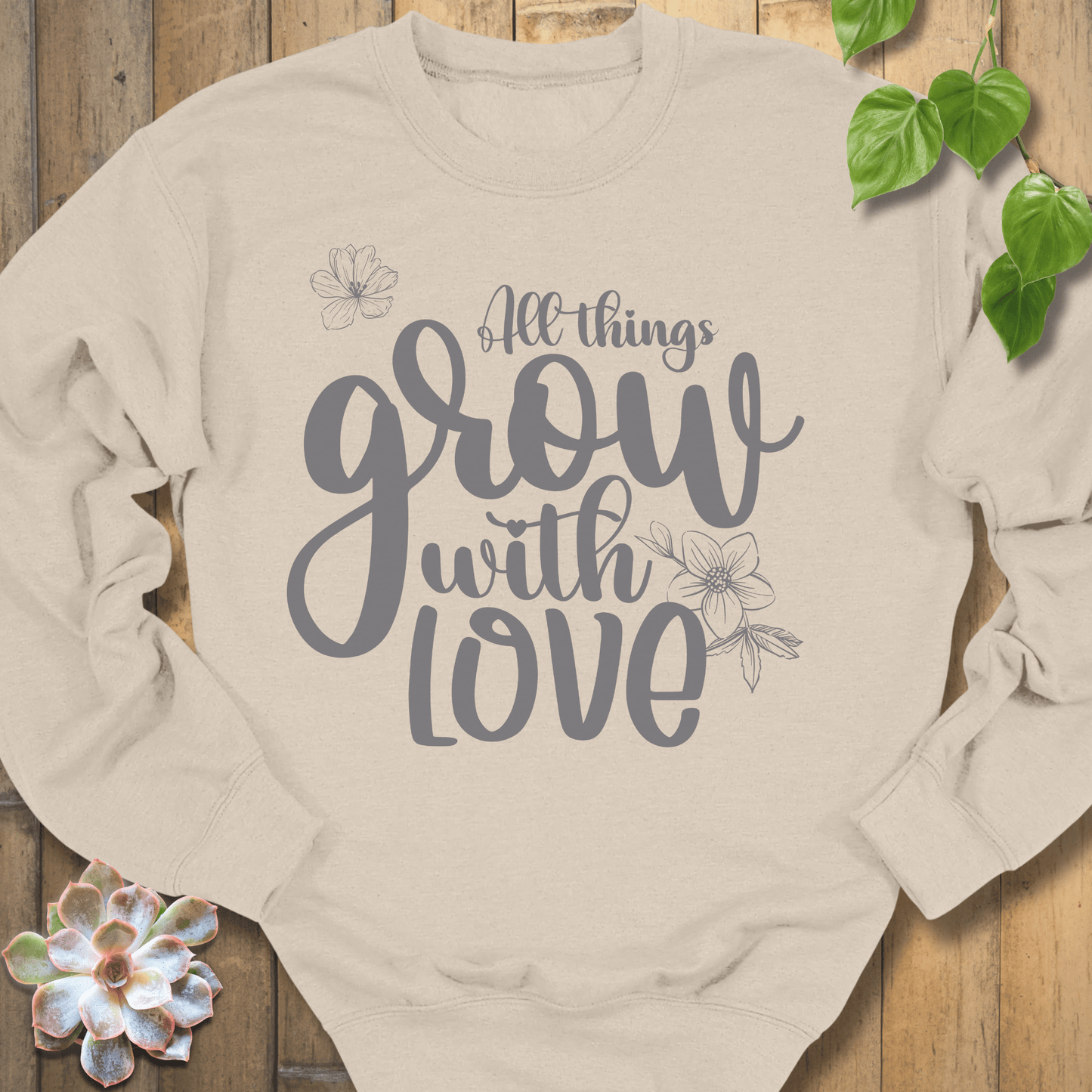 Sand / S My Way Of Therapy Sweatshirt Sweatshirt