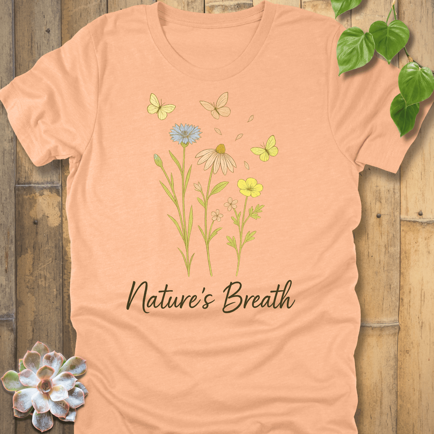 Heather Peach / S Nature's Breath T-Shirt T-Shirt