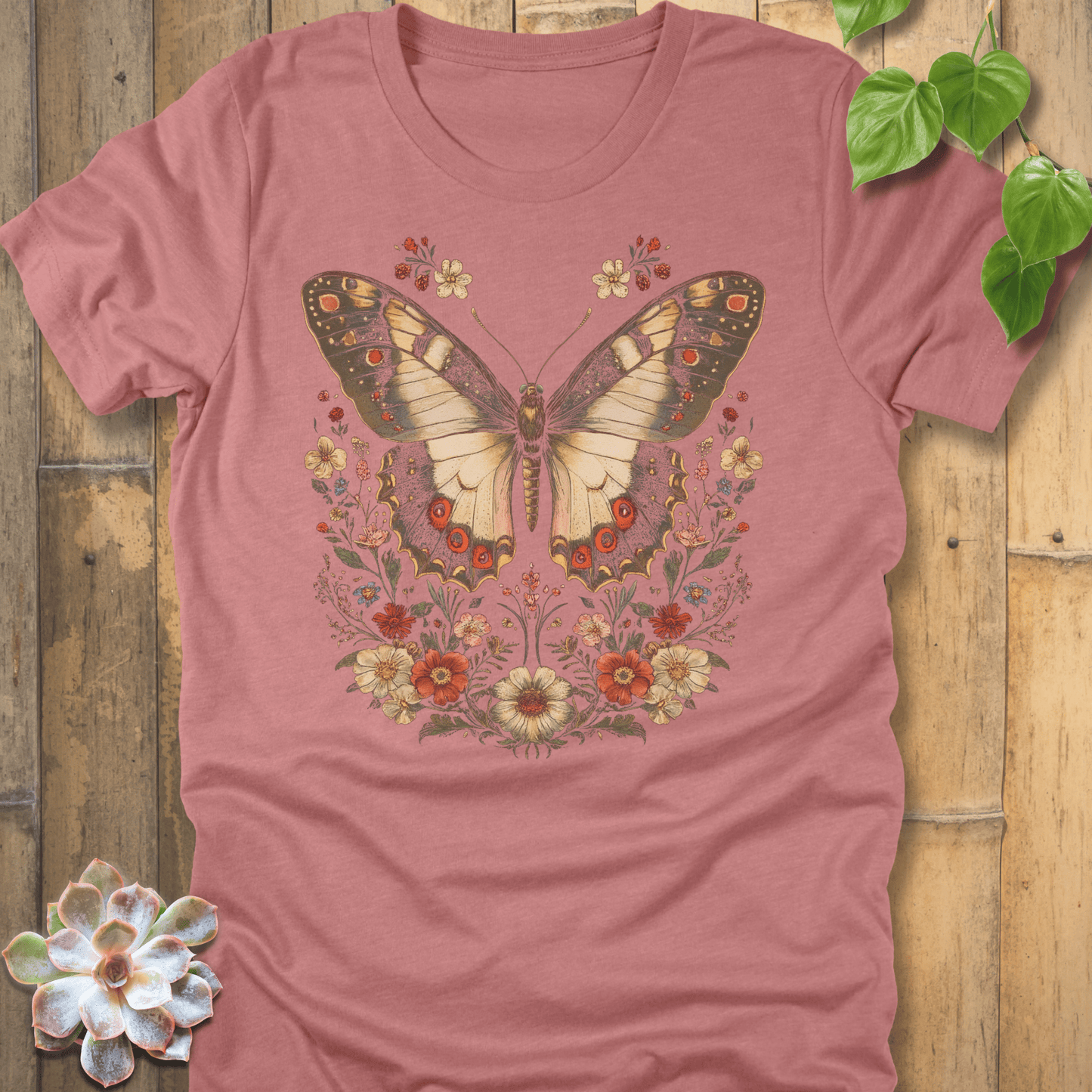 Heather Mauve / S Nature's Embrace T-Shirt T-Shirt