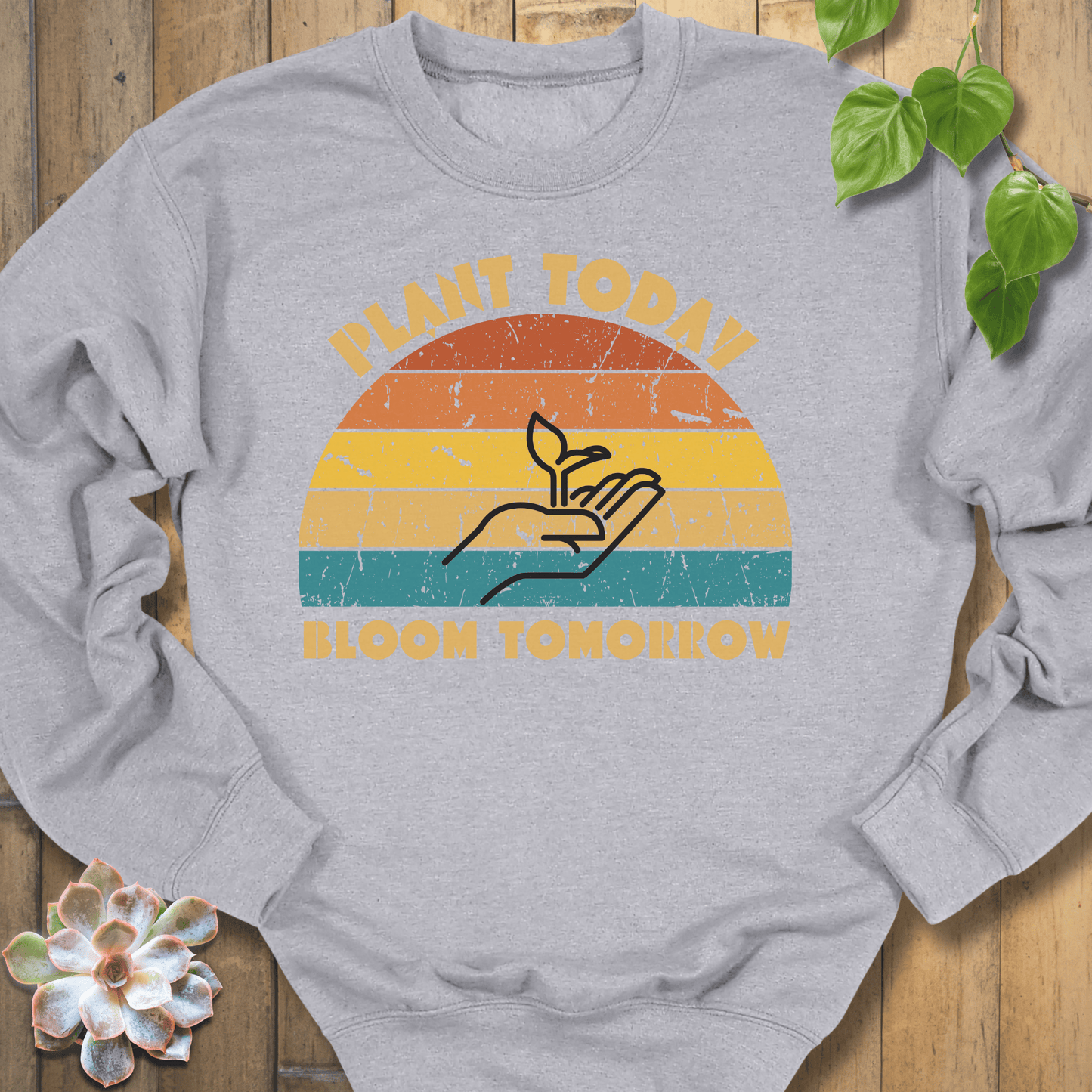 Sport Grey / S Plant Today Sweatshirt Sweatshirt