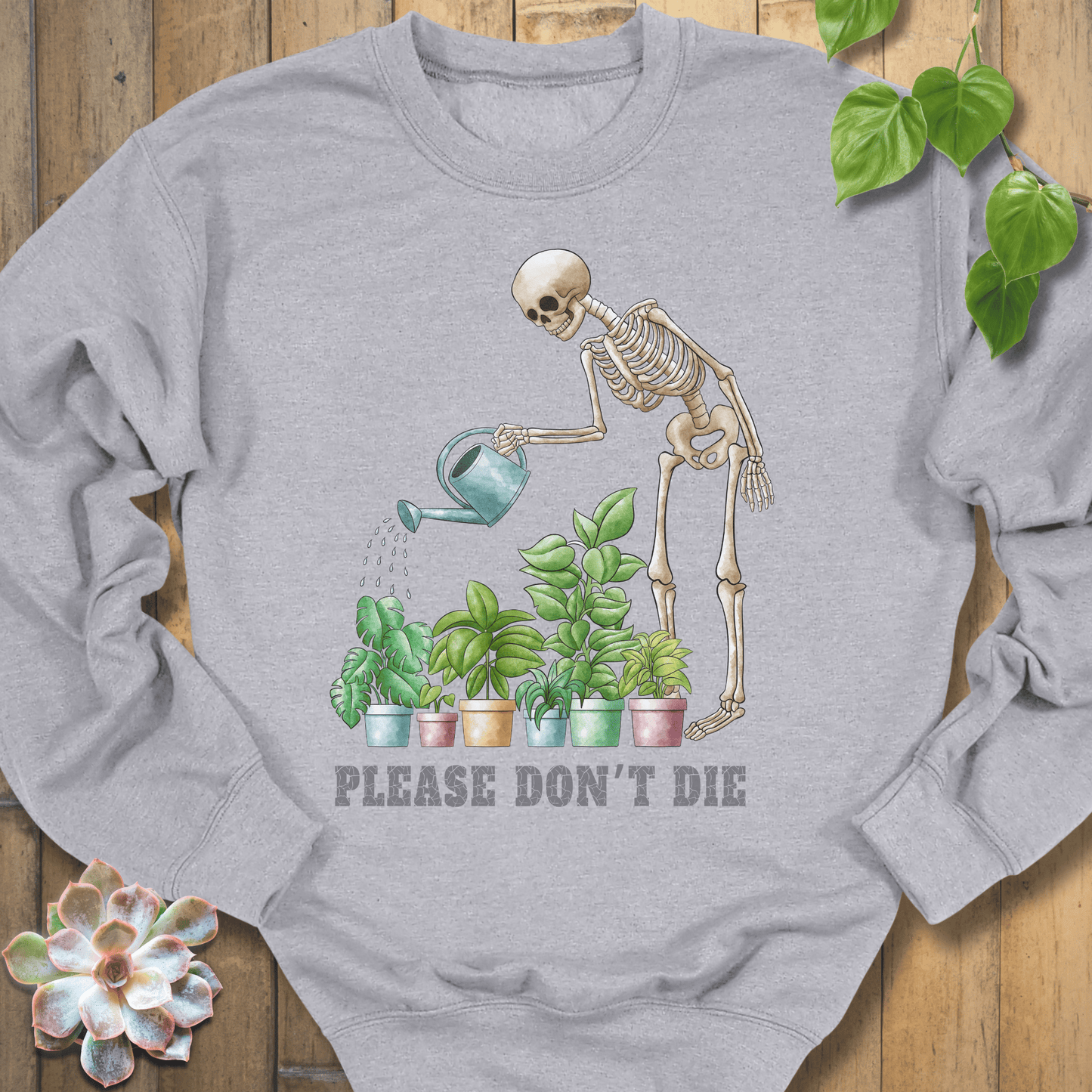 Sport Grey / S Please Don't Die Sweatshirt Sweatshirt