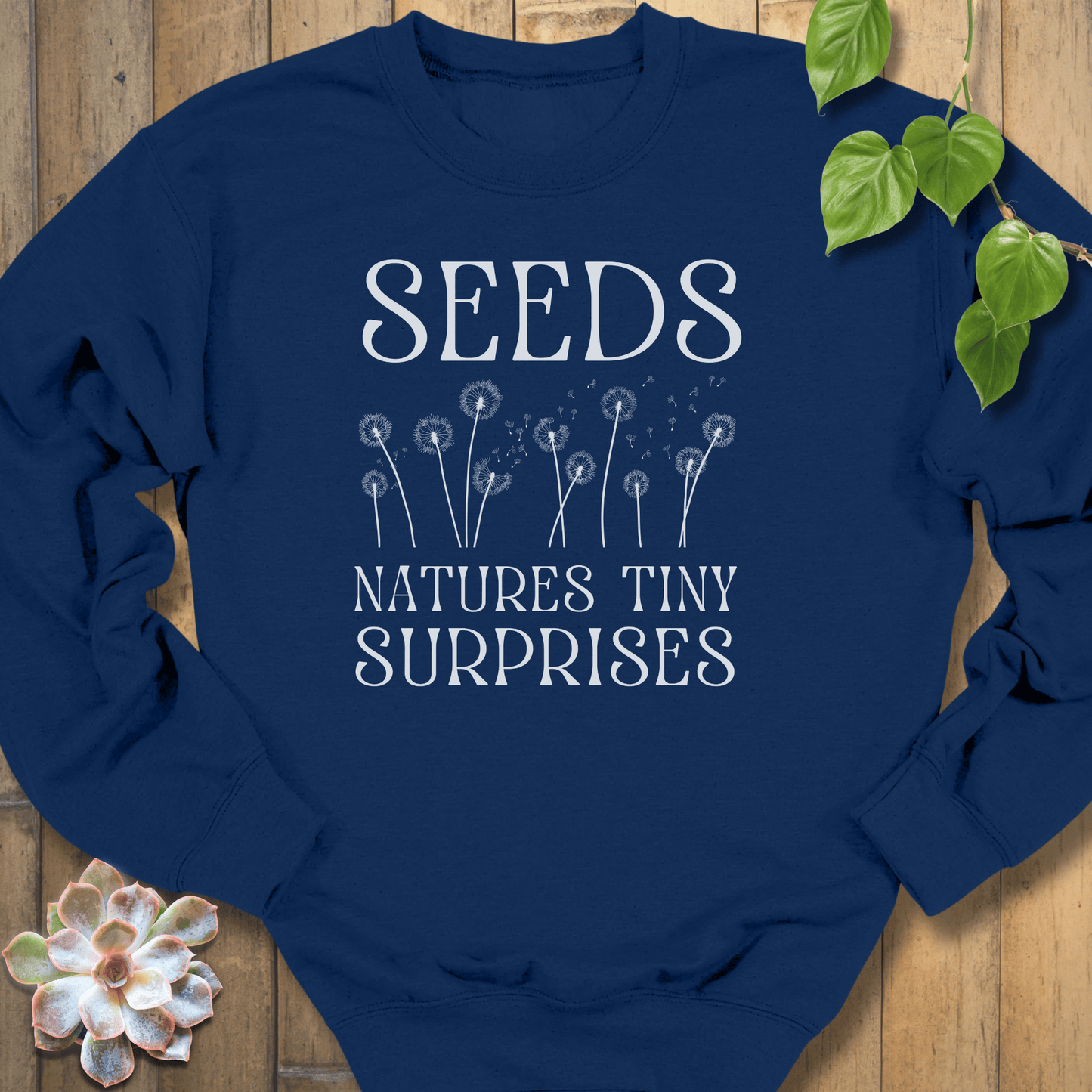 Navy / S Seeds Nature's Tiny Surprises Sweatshirt Sweatshirt