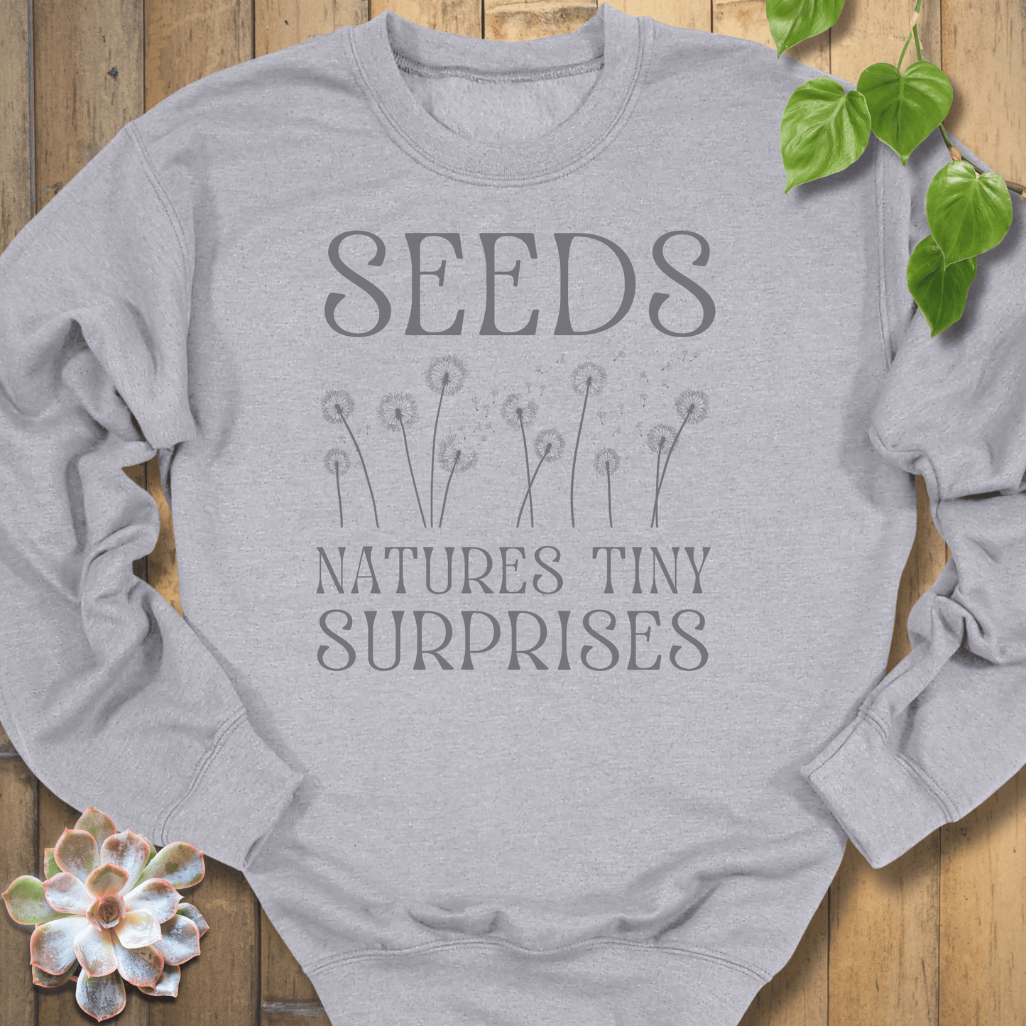 Sport Grey / S Seeds Nature's Tiny Surprises Sweatshirt Sweatshirt