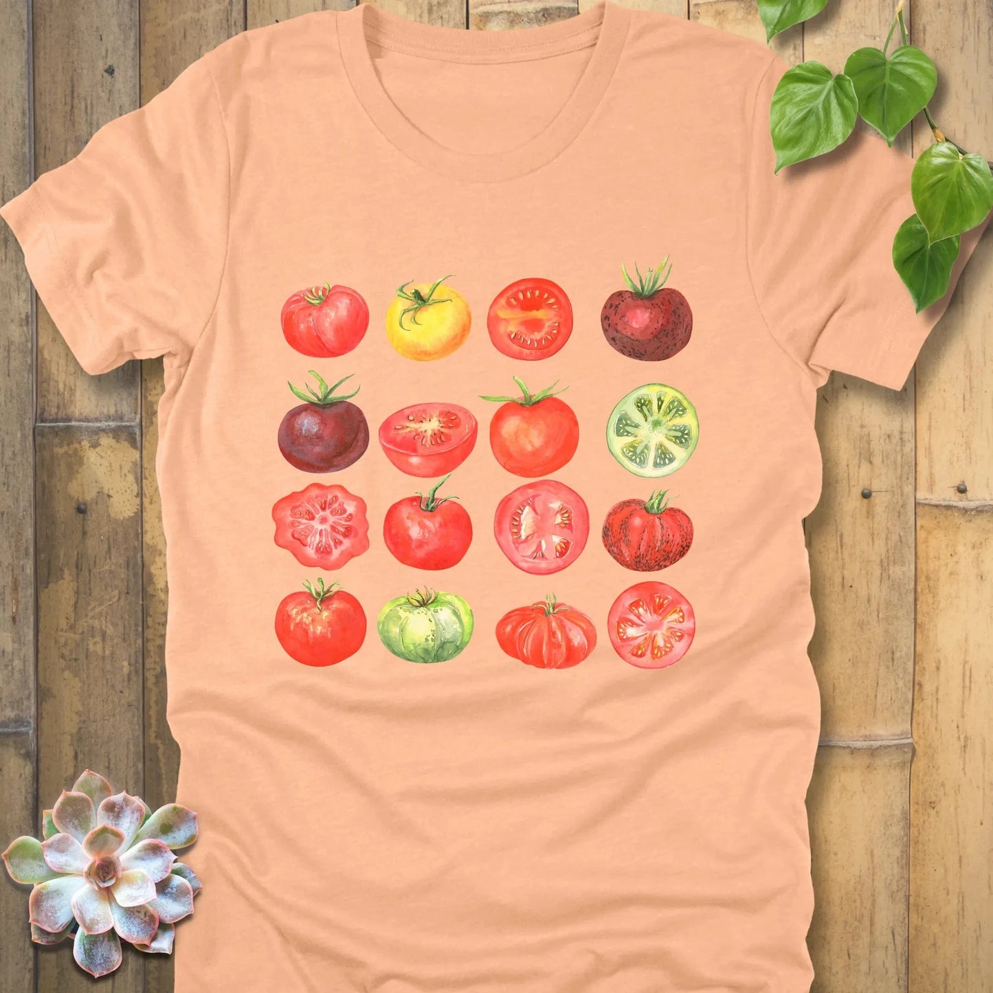 Heather Peach / S The Tomato Variety Club T-Shirt T-Shirt