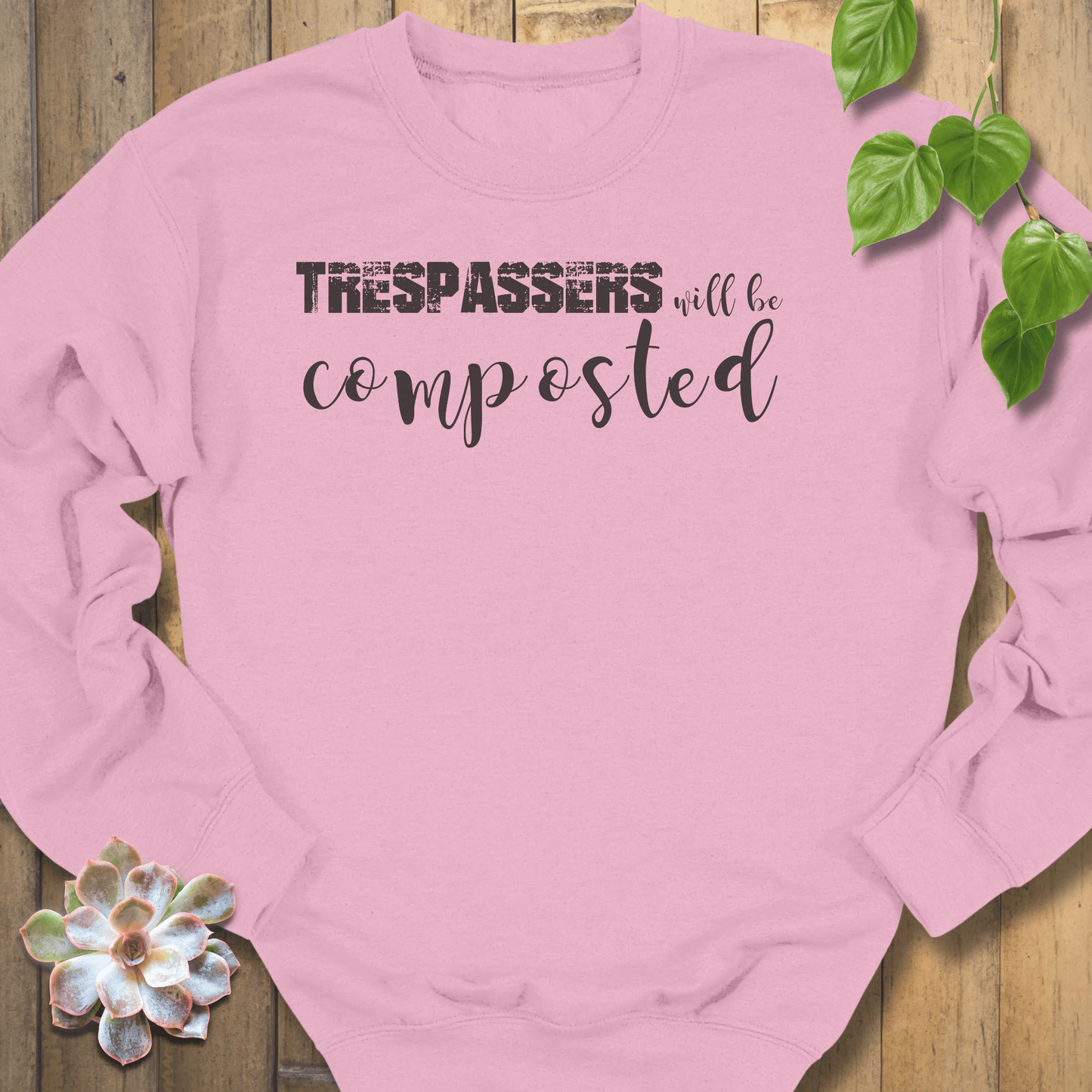 Light Pink / S Trespassers Sweatshirt Sweatshirt