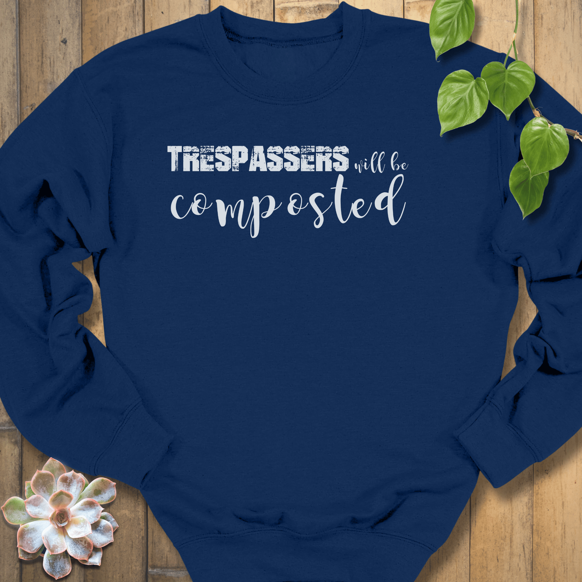 Navy / S Trespassers Sweatshirt Sweatshirt