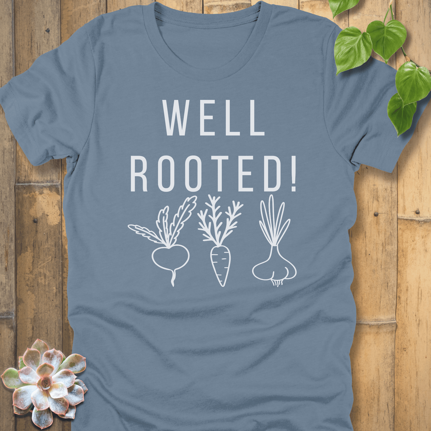Steel Blue / S Well Rooted T-Shirt T-Shirt