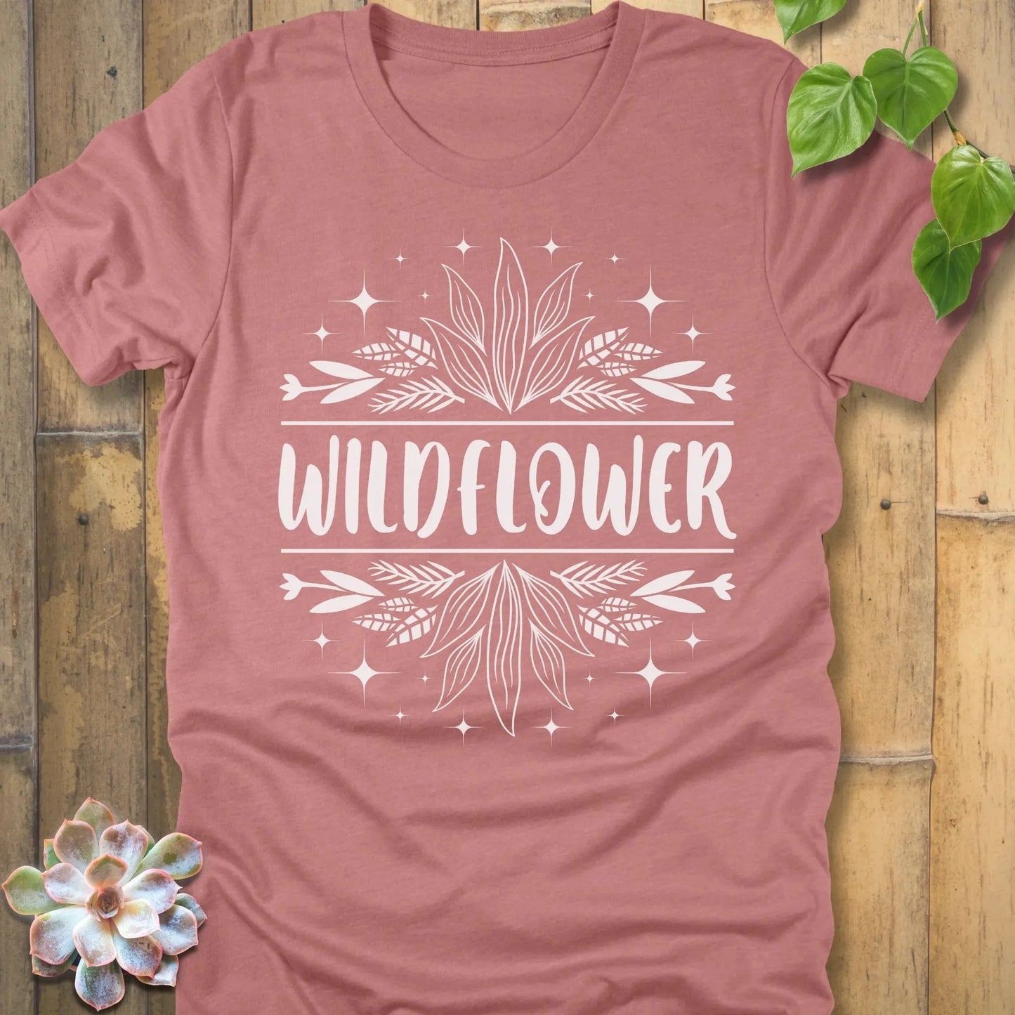 Heather Mauve / S Wildflower T-Shirt T-Shirt