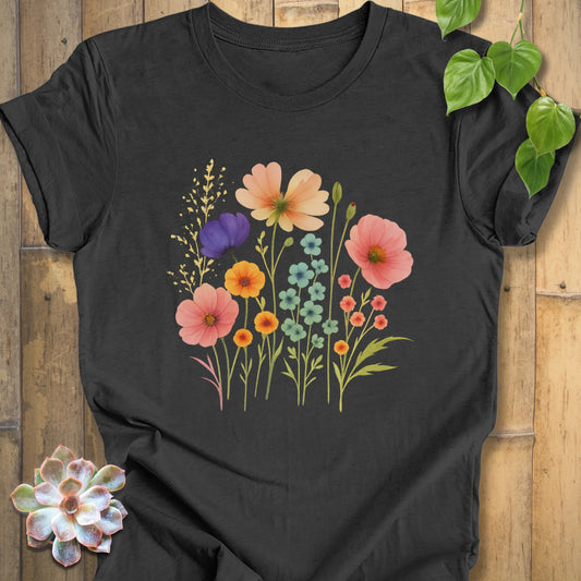 colorful floral tee