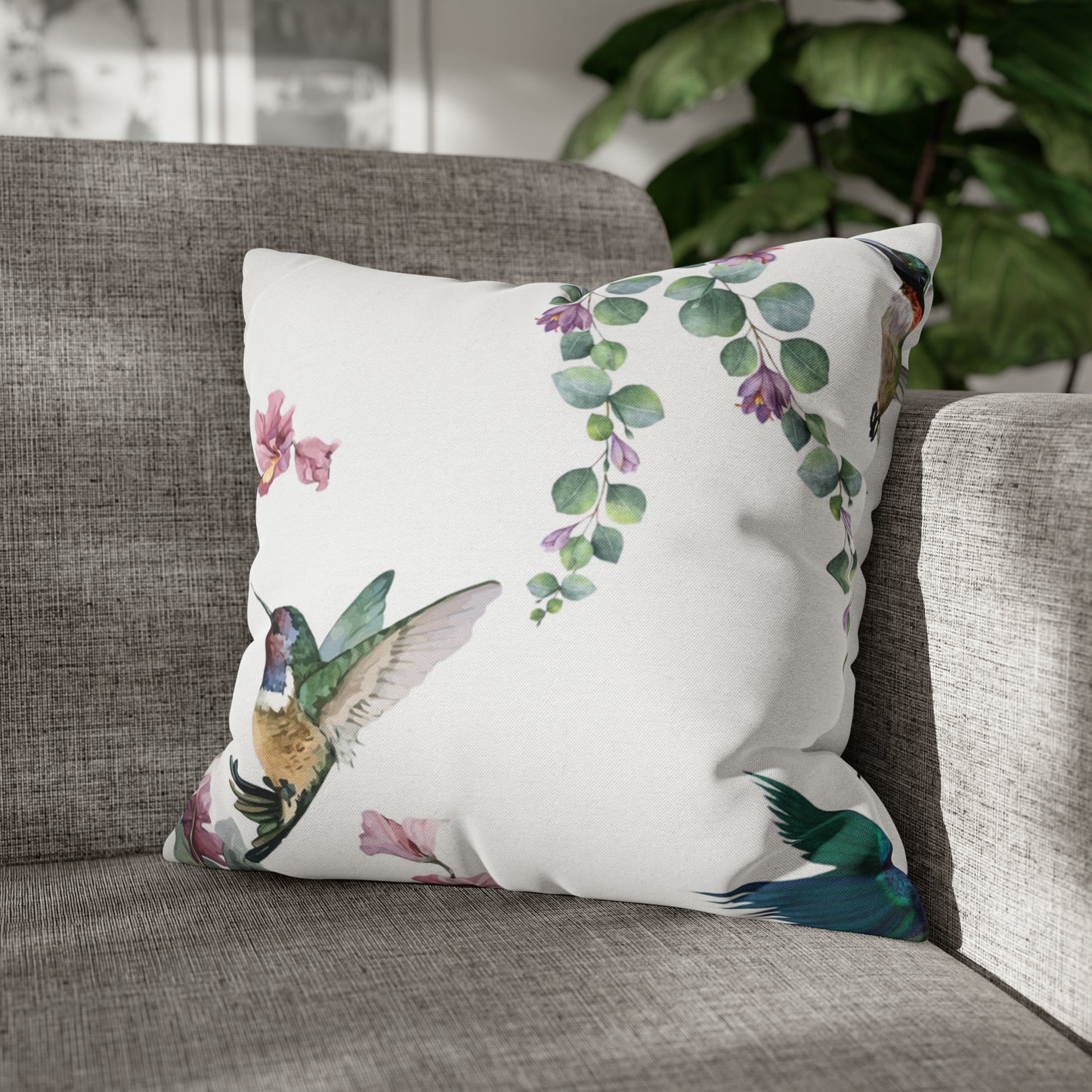 Hummingbird Cushion Cover 