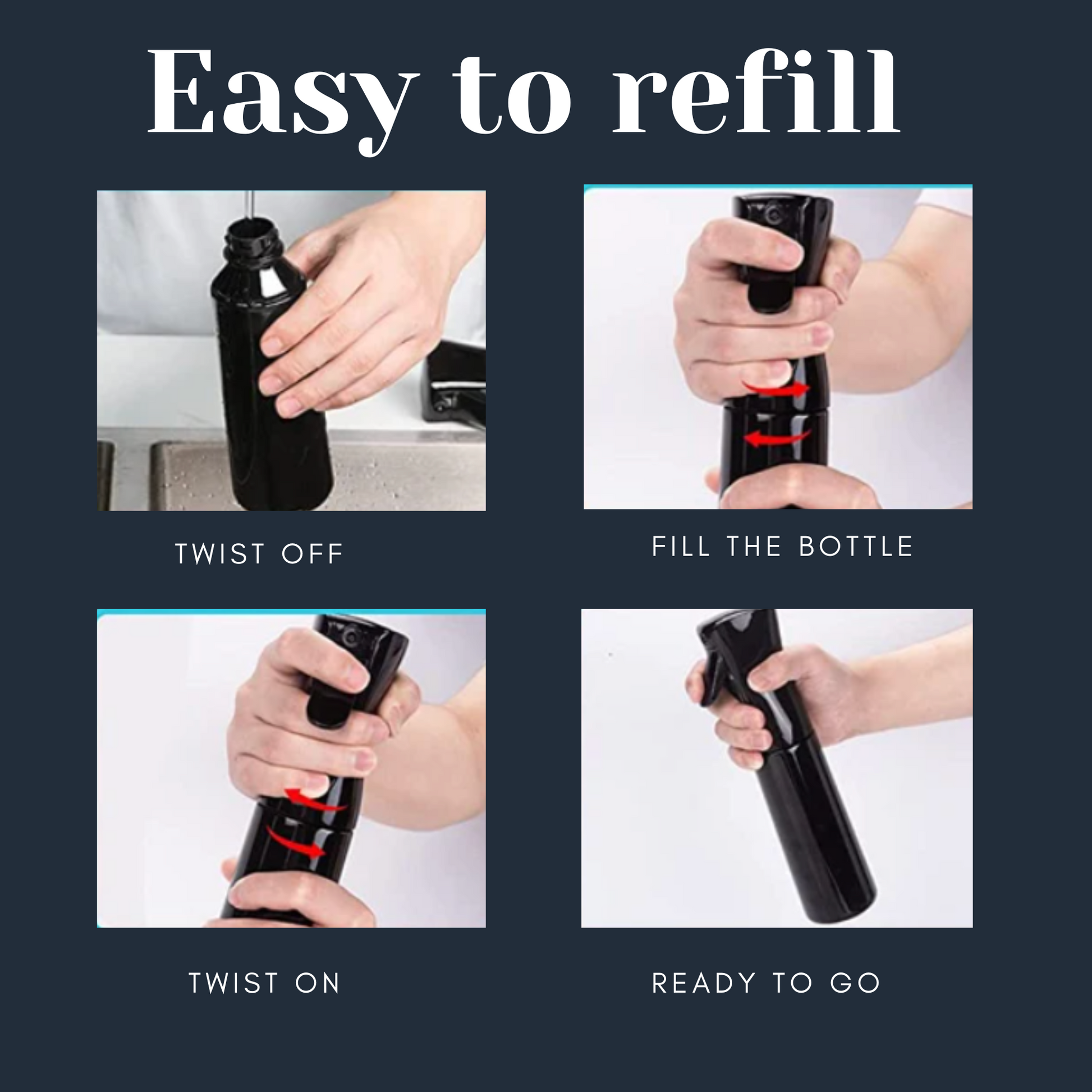 Multipurpose misting bottle 