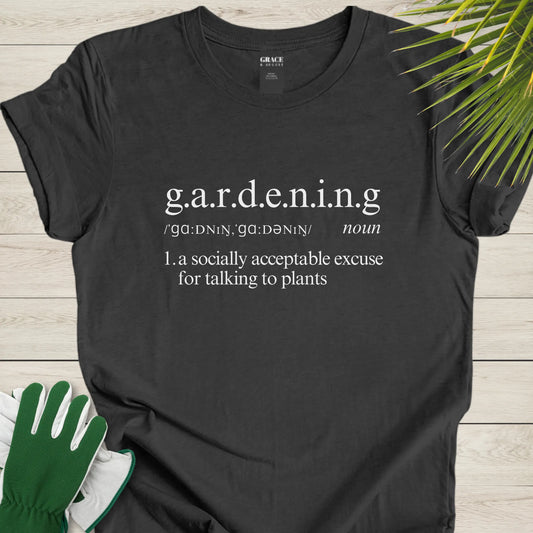 Gardening definition t-shirt
