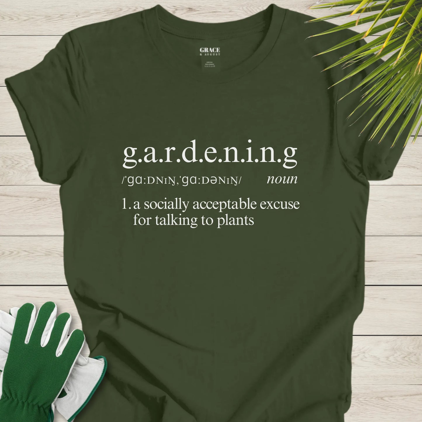 Socially acceptable talking to plants shirt
