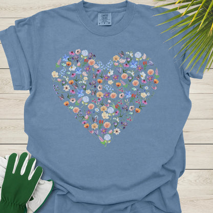 Women’s floral heart shirt
