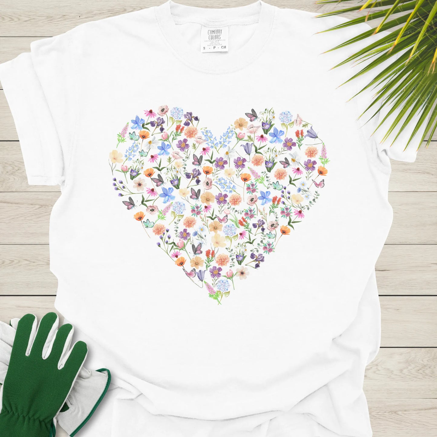 Wildflower heart t-shirt
