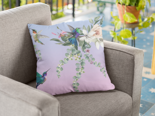 pillow hummingbird