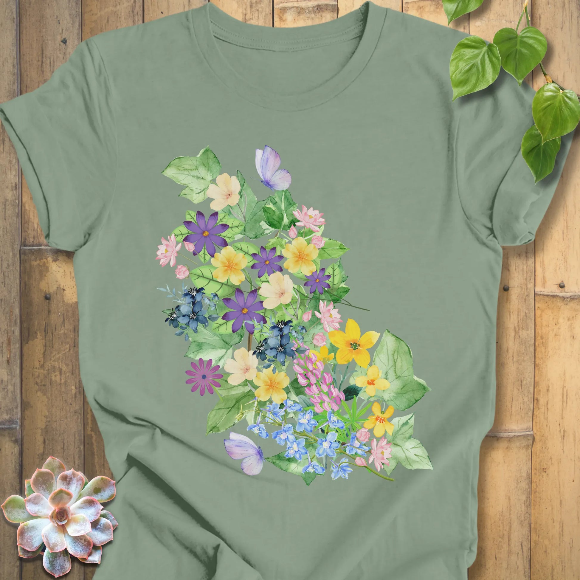botanical graphic tee
