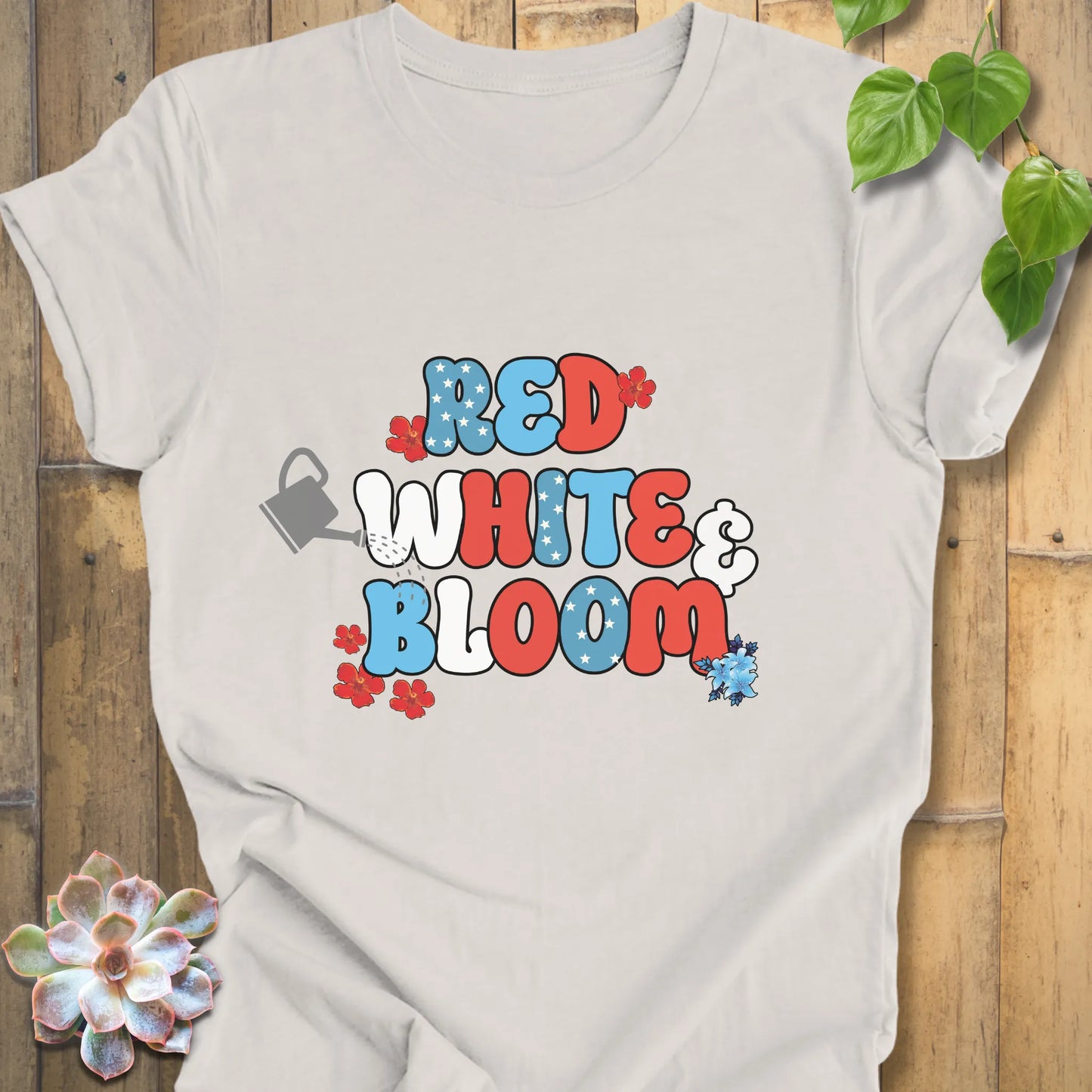 Floral 4th of July t-shirt
