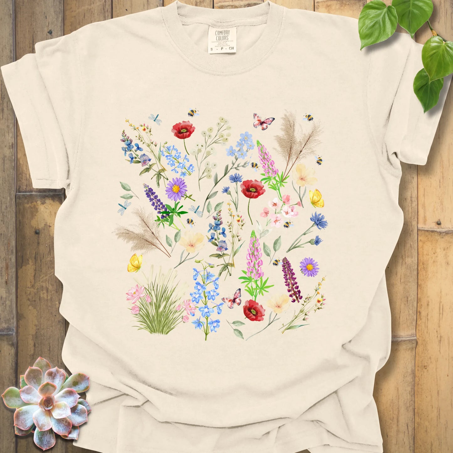 Cottage garden shirt