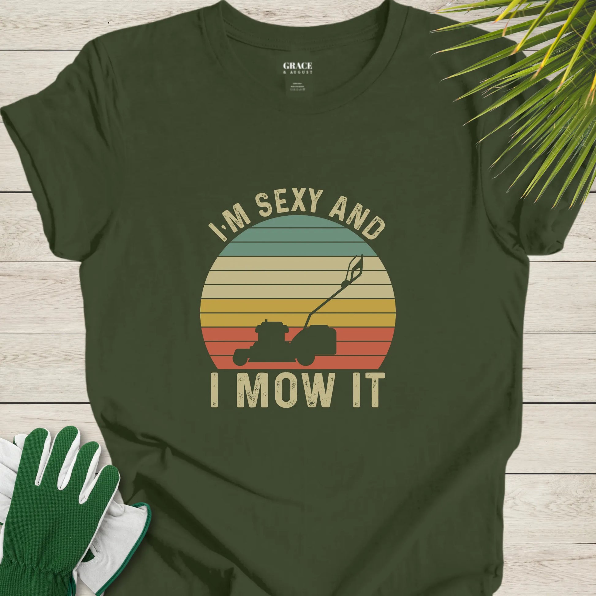 Funny gardening graphic tee
