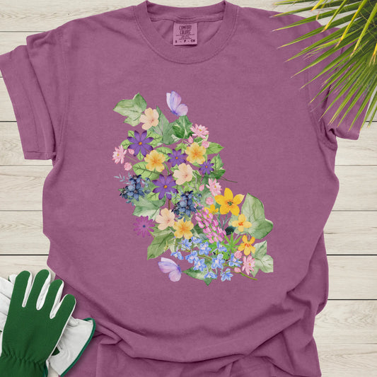 Cottagecore floral vine t-shirt
